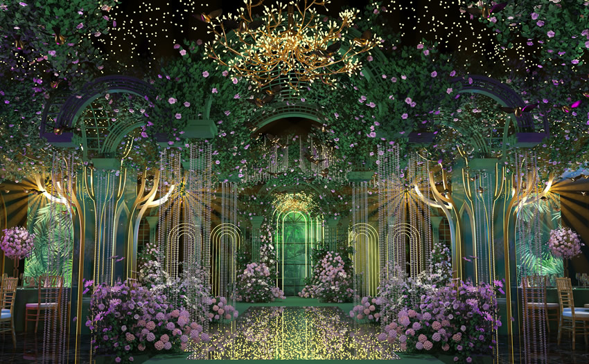 永康奇妙森林婚礼堂效果展示