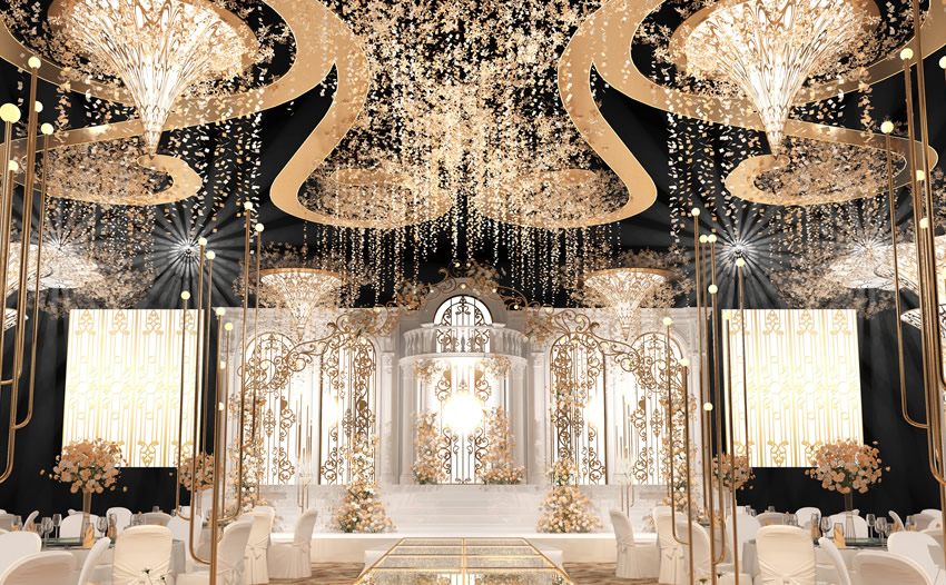 永康花木兰喜事汇金色大厅效果展示